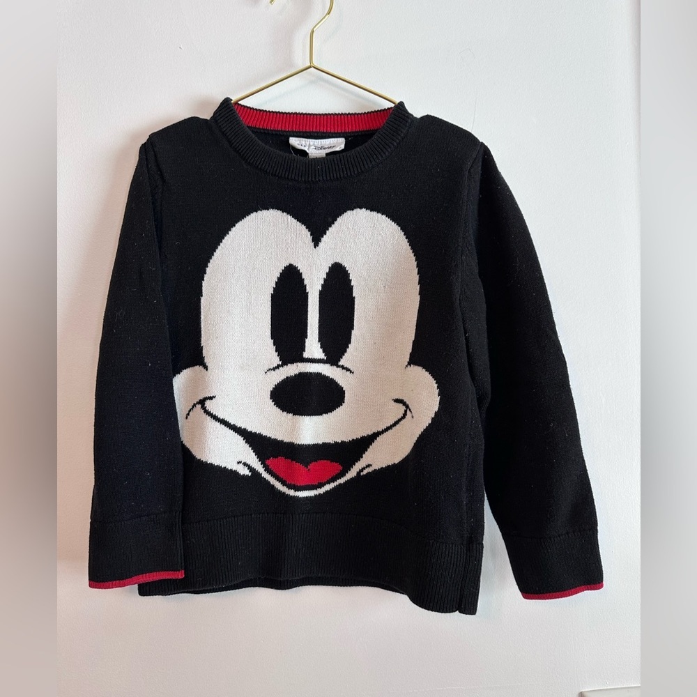 GAP Kids Disney Mickey Character Sweater GUC